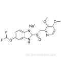 6- (Difluormethoxy) -2 - [(S) - [(3,4-dimethoxy-2-pyridinyl) methyl] sulfinyl] -1H-benzimidazolnatriumsalz CAS 160488-53-9